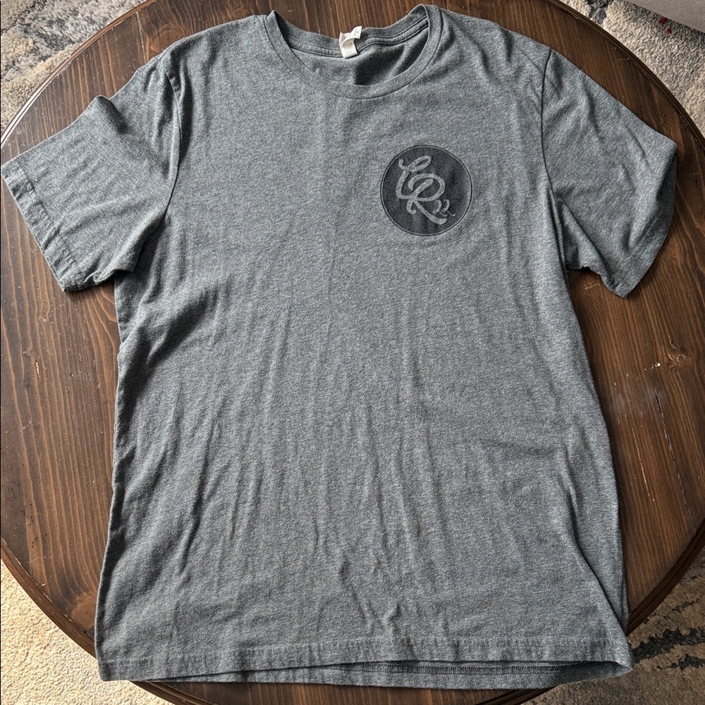 Charcoal Gray Short Sleeve Tee - Chad Reed 22